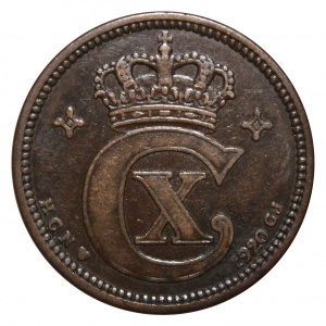 Аверс монеты Дания, 5 эре, 1913-1923