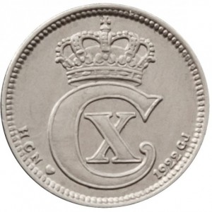 Аверс монеты Дания, 10 эре, 1920-1923