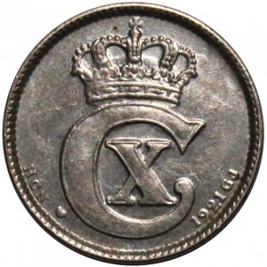 Аверс монеты Дания, 25 эре, 1920-1922