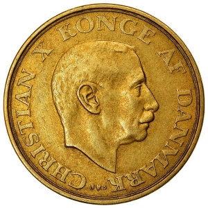 Аверс монеты Дания, 1 крона, 1942-1947