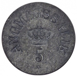 Аверс монеты Дания, 5 эре, 1894, Ангмагссалик - Королевская Гренландская Торговая Компания