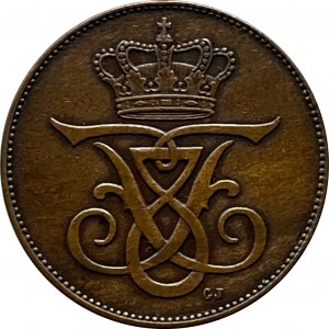 Аверс монеты Дания, 5 эре, 1907-1912