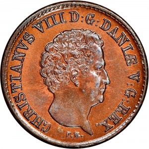 Аверс монеты Дания, ½ ригсбанкскиллинга, 1842