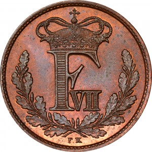 Аверс монеты Дания, ½ ригсбанкскиллинга, 1852
