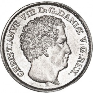 Аверс монеты Дания, 3 ригсбанкскиллинга, 1842