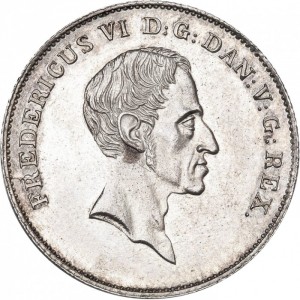 Аверс монеты Дания, 1 ригсбанкдалер, 1833-1839