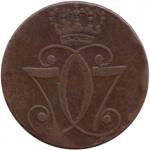 Аверс монеты Дания, 1 скиллинг, 1771