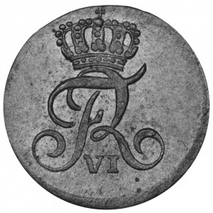 Аверс монеты Дания, 1 скиллинг, 1808-1809