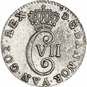 Аверс монеты Дания, 4 скиллинга, 1783
