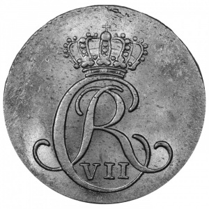 Аверс монеты Дания, 4 скиллинга, 1807