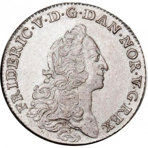 Аверс монеты Дания, 24 скиллинга, 1750