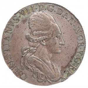 Аверс монеты Дания, 32 скиллинга, 1775