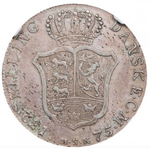 Реверс монеты Дания, 32 скиллинга, 1775