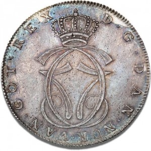 Аверс монеты Дания, 1 спесие далер, 1771
