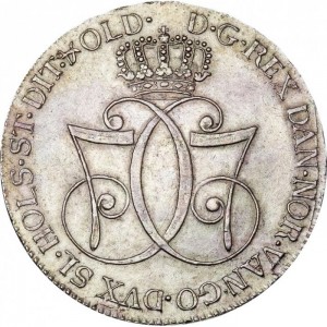 Аверс монеты Дания, 1 спесие далер, 1777