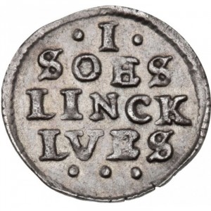 Реверс монеты Дания, 1 сейслинг, 1623-1626