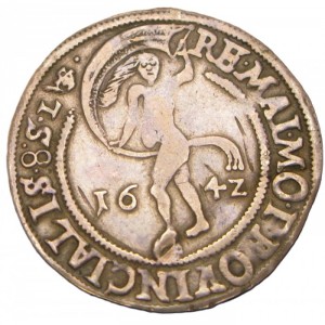 Реверс монеты Дания, 8 любских скиллинга, 1641-1645
