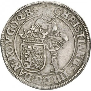 Аверс монеты Дания, 1 спесие далер, 1629-1630