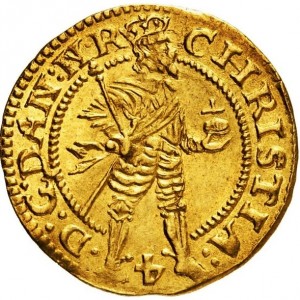 Аверс монеты Дания, 1 дукат, 1645