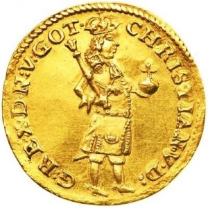 Аверс монеты Дания, 1 дукат, 1682