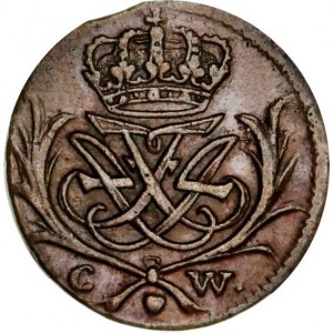 Аверс монеты Дания, ½ скиллинга, 1719