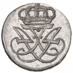 Аверс монеты Дания, 1 скиллинг, 1720-1723