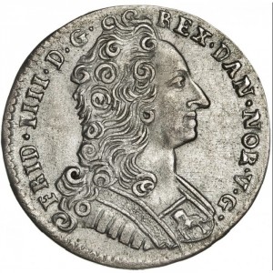 Аверс монеты Дания, 8 скиллингов, 1729-1730