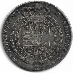 Реверс монеты Дания, 1 крона, 1723
