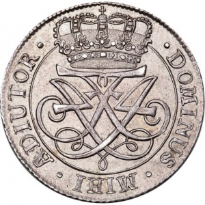 Аверс монеты Дания, 1 крона, 1724-1726