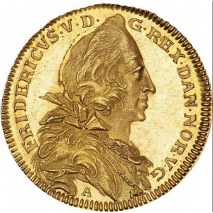 Аверс монеты Дания, 1 дукат, 1746