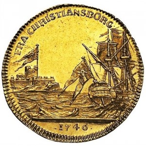 Реверс монеты Дания, 1 дукат, 1746