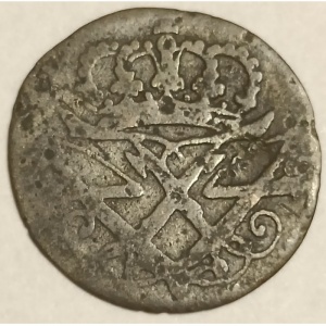Аверс монеты Дания, 1 скиллинг, 1719-1720