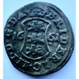 Аверс монеты Дания, 1 скиллинг, 1661