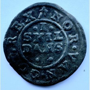 Реверс монеты Дания, 1 скиллинг, 1661