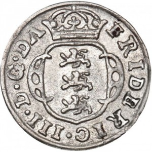 Аверс монеты Дания, 2 скиллинга, 1657-1664