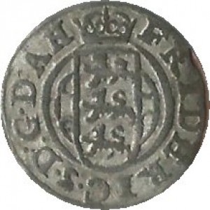 Аверс монеты Дания, 2 скиллинга, 1664-1667