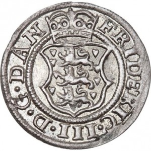 Аверс монеты Дания, 2 скиллинга, 1667
