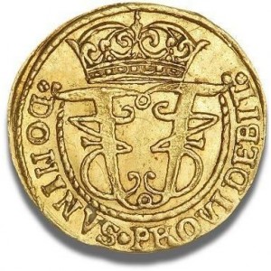 Аверс монеты Дания, ¼ дуката, 1670