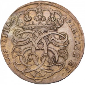 Аверс монеты Дания, 1 крона, 1686-1689