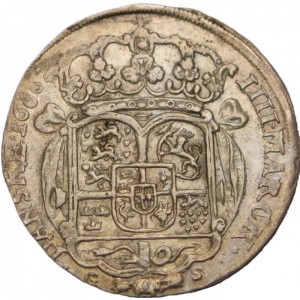 Реверс монеты Дания, 1 крона, 1686-1689