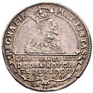 Аверс монеты Дания, 1 спесие далер, 1646
