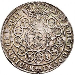 Реверс монеты Дания, 1 спесие далер, 1646