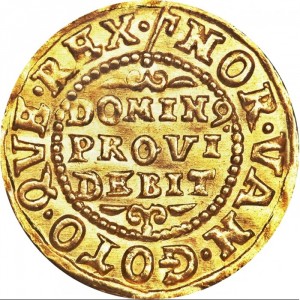 Реверс монеты Дания, 1 дукат, 1649-1651
