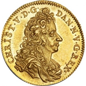 Аверс монеты Дания, 1 дукат, 1699