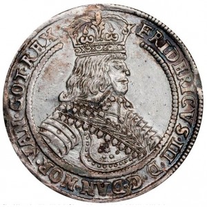Аверс монеты Дания, 2 спесие далера, 1649-1650