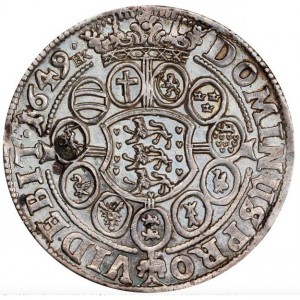 Реверс монеты Дания, 2 спесие далера, 1649-1650