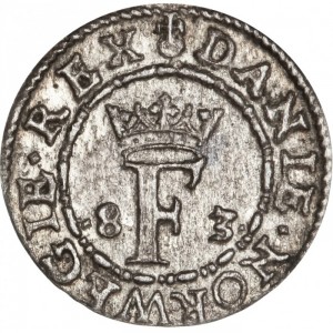 Аверс монеты Дания, 1 хвид, 1582-1583