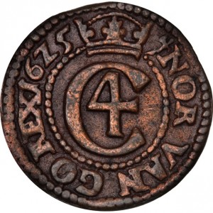 Аверс монеты Дания, 1 хвид, 1624-1625