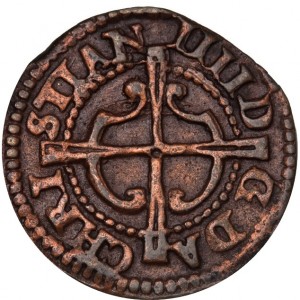 Реверс монеты Дания, 1 хвид, 1624-1625