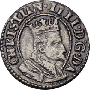 Аверс монеты Дания, 1 сейслинг, 1604